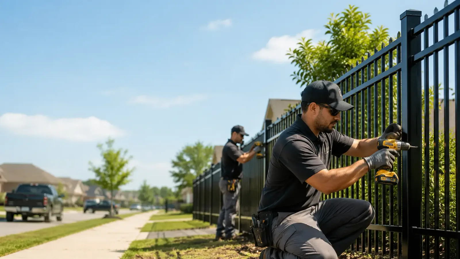 Metal Fence Installation in Piedmont, OH